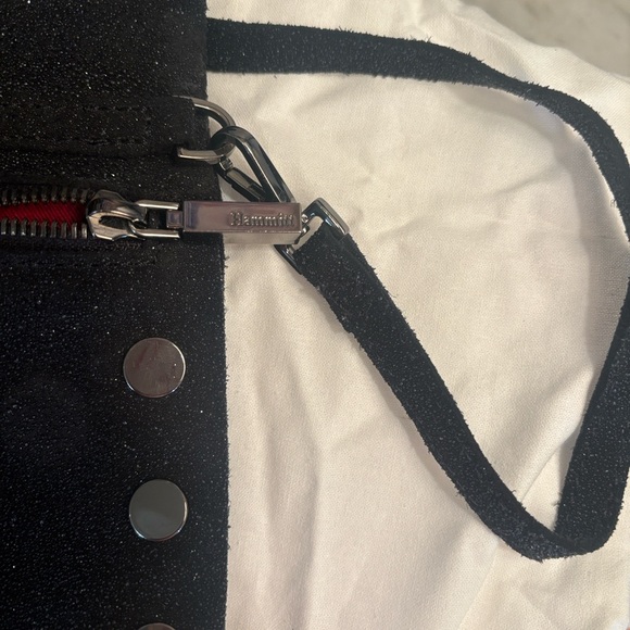 Hammitt Black and Red Small VIP gunmetal Crossbody Bag with box - Picture 8 of 16